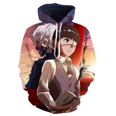 Tokyo Ghoul Hoodies 2020 New Fashion Funny Anime Hoodie and Sweatshirts 3d Hooded harajuku Hip Hop Men Women Asian size