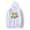 Bubble Tea Corgi Printed Grey Hoodie Harajuku Aesthetics Autumn Winter Hoodies Sweatshirt Fleece Street Hoodys for Women Men 4XL