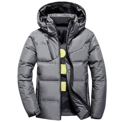 Men Winter Autumn Short Down Jacket Warm Thicken Hooded Outwear Coat Winter Jacket Men -20 Degree Hooded Coat Jackets Outwear