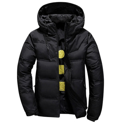 Men Winter Autumn Short Down Jacket Warm Thicken Hooded Outwear Coat Winter Jacket Men -20 Degree Hooded Coat Jackets Outwear