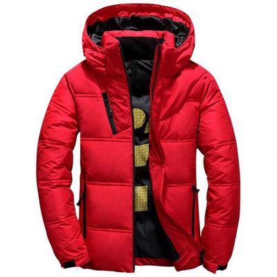 Men Winter Autumn Short Down Jacket Warm Thicken Hooded Outwear Coat Winter Jacket Men -20 Degree Hooded Coat Jackets Outwear