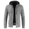 Men Winter Thick Casual Sweater Cardigan Cotton Hooded Men Autumn Fashion Knitwear Outwear Warm Sweater Jumper Coat Men