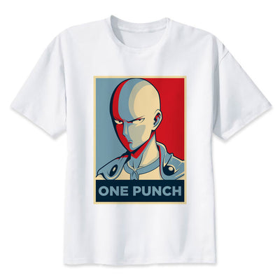 one punch man t-shirt men Mens Casual T Shirts Brand Clothing Man's Short Sleeve T-Shirt Tops Tees Plus Size