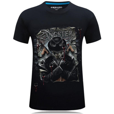 Nice Summer Style 3D T-shirts Men Skull Printed Hip Hop Boys Tops Casual Short Sleeve O-Neck T Shirt Tees Male Camiseta 5XL 7XL