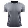 Quick-drying Breathable High Elasticity Bottoming Round Collar T-shirt Sports Tops Men Summer Running T-shirt Short Sleeve