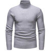 Winter High Neck Thick Warm Sweater Men Turtleneck Brand Mens Sweaters Slim Fit Pullover Men Knitwear Male Double collar