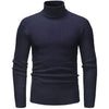 Winter High Neck Thick Warm Sweater Men Turtleneck Brand Mens Sweaters Slim Fit Pullover Men Knitwear Male Double collar