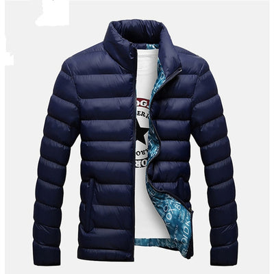 Parka Men 2019 New Brand Clothing Winter Hot Sale Solid Cotton Jackets Men Casual Windbreak Fashion Mens Jackets And Coats 6XL